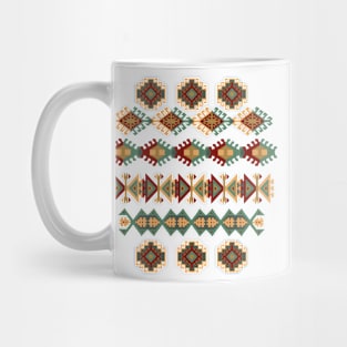 Navajo Pattern Tribal Ethnic Hand Drawn Mug